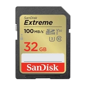 SANDISK Extreme SDHC 100/60MB/s UHS-I U3 V30 32GB (215402)