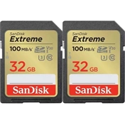 SANDISK Extreme SDHC 100/60MB/s UHS-I U3 V30 32GB 2-pack