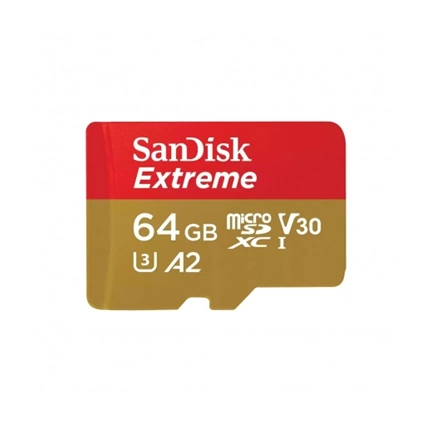 SANDISK Extreme SDXC CL10 UHS-I U3 V30 150/70MB/s 64GB