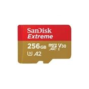 SANDISK Extreme microSDXC 160MB/s A2 C10 V30 UHS-I U3 256GB