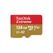 SANDISK Extreme microSDXC 190/90MB/s A2 C10 V30 UHS-I U3 128GB