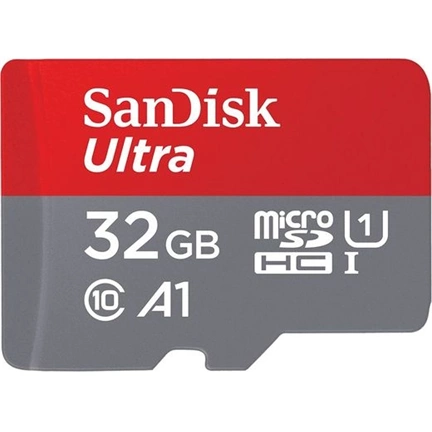 SANDISK Ultra MicroSDHC CL10 A1 120MB/s 32GB + Android app + adapter