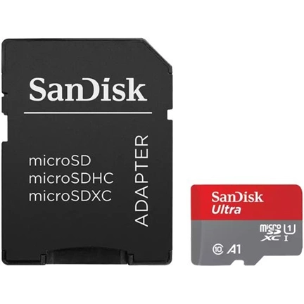 SANDISK Ultra MicroSDXC CL10 A1 140MB/s 128GB + adapter (215427)