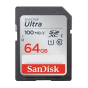 SANDISK Ultra SDXC 64GB UHS-I CL10 100MB/s