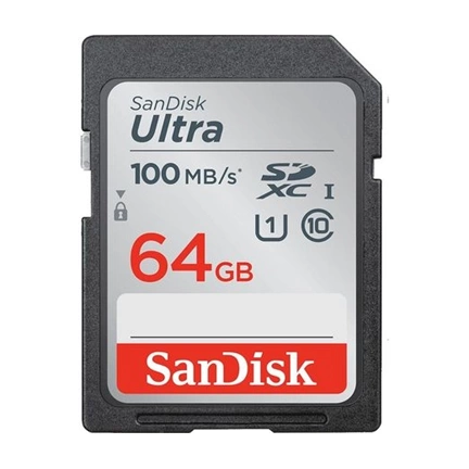 SANDISK Ultra SDXC 64GB UHS-I CL10 100MB/s