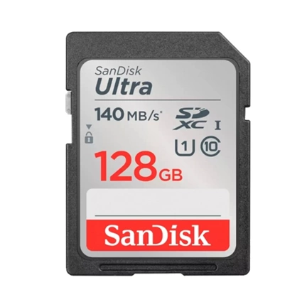 SANDISK Ultra SDXC UHS-I CL10 140MB/s 128GB