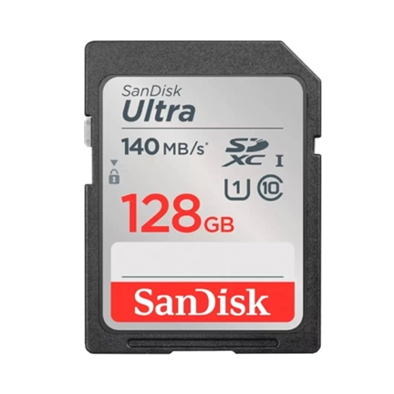 SANDISK Ultra SDXC UHS-I CL10 140MB/s 128GB (215416)