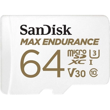 SANDISK microSDXC Max Endurance 64GB C10 U3 V30