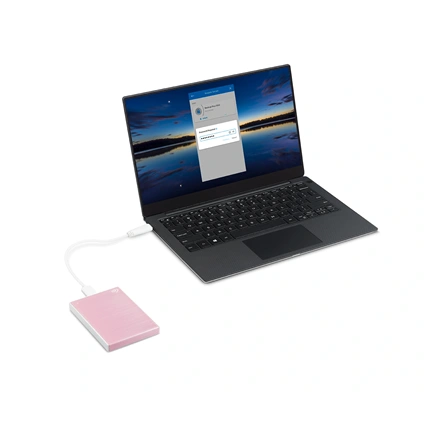 SEAGATE One Touch HDD with Password Protection 2TB Rose Gold