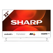 SHARP 32FH2EW 80cm-es HD Android LED TV, fehér