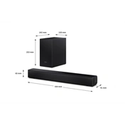 SHARP HT-SBW121 2.1 hangprojektor vezeték nélküli mélynyomóval fekete