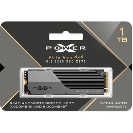 SILICON POWER XS75 1TB SSD M.2 2280 PCIe Gen4x4 7000/6000 MB/s