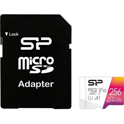 SILICON POWER memory card Elite Micro SDXC 256GB UHS-I A1 V10
