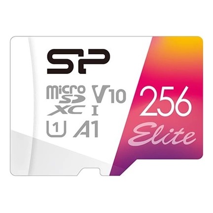 SILICON POWER memory card Elite Micro SDXC 256GB UHS-I A1 V10