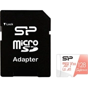 SILICON POWER memory card Superior Micro SDXC 128GB UHS-I A3 V30