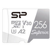 SILICON POWER memory card Superior Micro SDXC 256GB UHS-I U3 A2 V30
