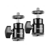 SMALLRIG 1/4" Camera Hot shoe Mount with Additional 1/4" Screw (2pcs Pack)2059