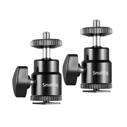 SMALLRIG 1/4" Camera Hot shoe Mount with Additional 1/4" Screw (2pcs Pack)2059