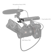 SMALLRIG 15mm ARRI Locating Single Rod Clamp 4171