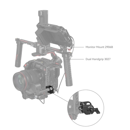 SMALLRIG 15mm ARRI Locating Single Rod Clamp 4171