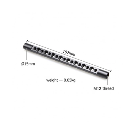 SMALLRIG 15mm Cheese Rod(M12-197mm) 1462