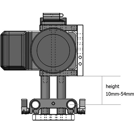 SMALLRIG 15mm Rods (2.5 Inch, 2 pcs) 1590
