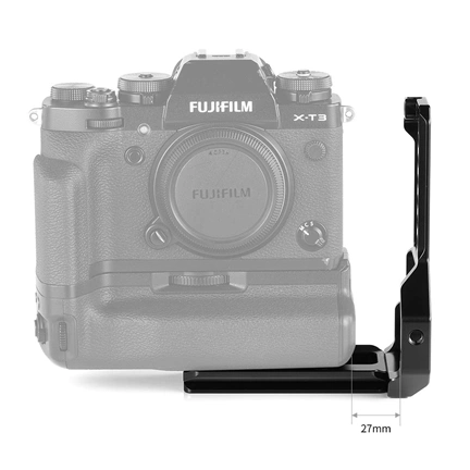 SMALLRIG 2282 L Bracket for Fujifilm X T2/X T3 Camera with Battery Grip