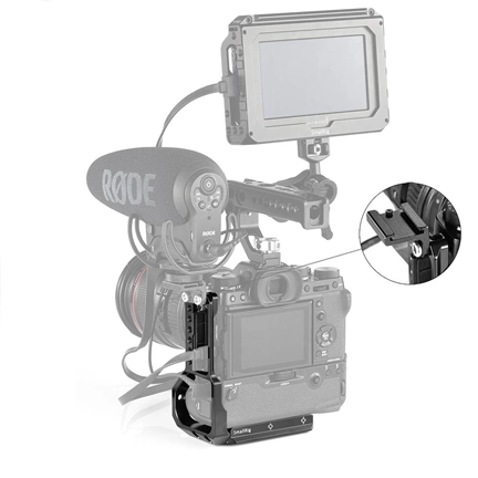 SMALLRIG 2282 L Bracket for Fujifilm X T2/X T3 Camera with Battery Grip