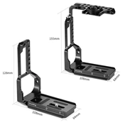 SMALLRIG 2282 L Bracket for Fujifilm X T2/X T3 Camera with Battery Grip