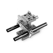 SMALLRIG 2pcs 15mm Black Aluminum Alloy Rod(M12-15cm) 6inch 1050