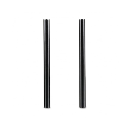 SMALLRIG 2pcs 15mm Black Aluminum Alloy Rod(M12-20cm) 8inch 1051