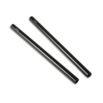 SMALLRIG 2pcs 15mm Black Aluminum Alloy Rod(M12-25cm) 10inch 1052