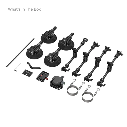 SMALLRIG 4-Arm Suction Cup Camera Mount Kit SC-15K