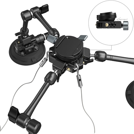 SMALLRIG 4-Arm Suction Cup Camera Mount Kit SC-15K