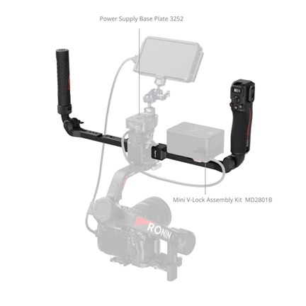 SMALLRIG 4327 FOCUS CONTROL DUAL HANDLE FOR DJI RS SERIES