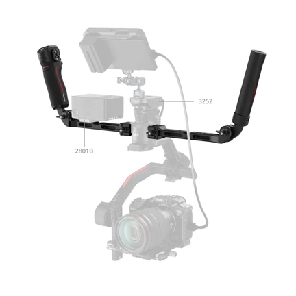 SMALLRIG 4327 FOCUS CONTROL DUAL HANDLE FOR DJI RS SERIES