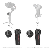 SMALLRIG 4329 HANDLE WITH FOLLOW FOCUS FOR DJI RS SERIES