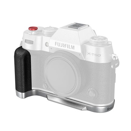 SMALLRIG 4713 SILICONE L-SHAPE HANDLE FOR FUJIFILM X-T50 SILVER
