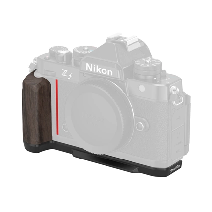 SMALLRIG 4801 L-SHAPE MOUNT PLATE WITH WOODEN HANDLE FOR NIKON Z F