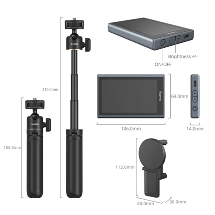 SMALLRIG 4851 WIRELESS VIDEO MONITOR FOR PHONE (VLOG KIT)