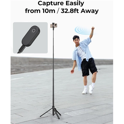 SMALLRIG 4926 ST30 ONE-TOUCH DEPLOY SELFIE STICK TRIPOD BLACK