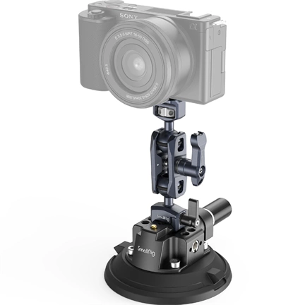 SMALLRIG 4" Suction Cup Camera Mount Kit for Vehicle Shooting 4236