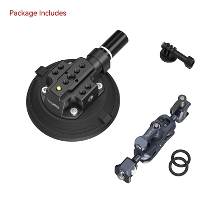 SMALLRIG 4" Suction Cup Camera Mount Kit for Vehicle Shooting 4236B
