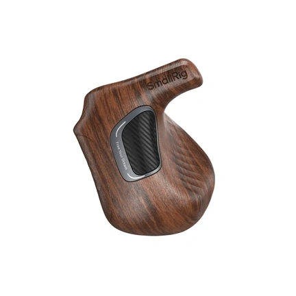 SMALLRIG 5161 IMAGEGRIP SERIES WOODEN HANDLE WITH NATO CLAMP (LEFT SIDE)