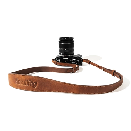 SMALLRIG 5209 UNIVERSAL LEATHER CAMERA SHOULDER STRAP BROWN