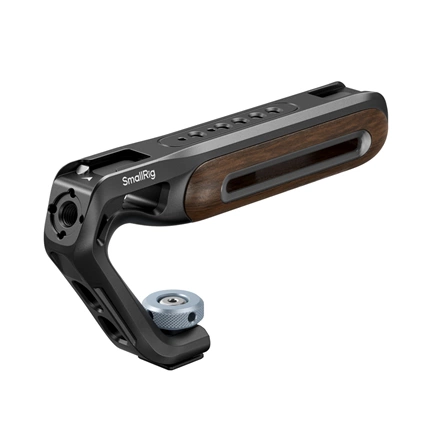 SMALLRIG 5250 WOODEN TOP HANDLE WITH COLD SHOE MOUNT