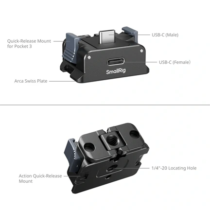 SMALLRIG 5376 BATTERY ADAPTER PLATE FOR DJI OSMO POCKET 3