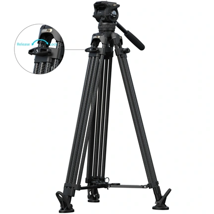 SMALLRIG 5580 FSD16 FREESPEED HEAVY-DUTY CARBON FIBER TRIPOD