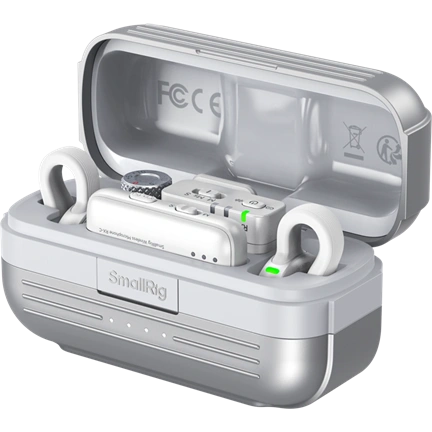 SMALLRIG 5716 S70 WIRELESS MICROPHONE WITH MULTI-DEVICE COMPATIBILITY (WHITE)