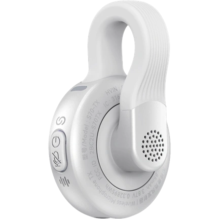 SMALLRIG 5716 S70 WIRELESS MICROPHONE WITH MULTI-DEVICE COMPATIBILITY (WHITE)